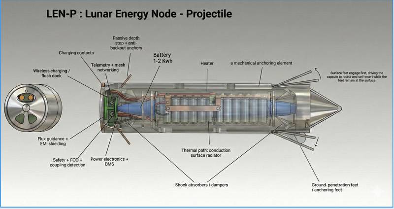 LEN-P: The Projectile Battery